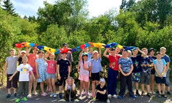 Библиотека в детском лагере отдыха