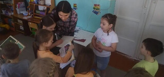 Библиотекари читали детям сказки народов России